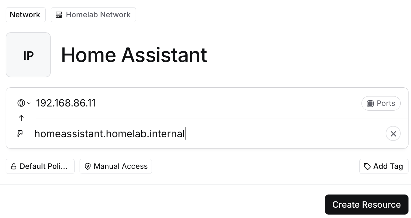 Twingate Resource Creation
